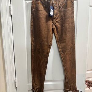 Ralph Lauren Brown Straight Jeans with Tag